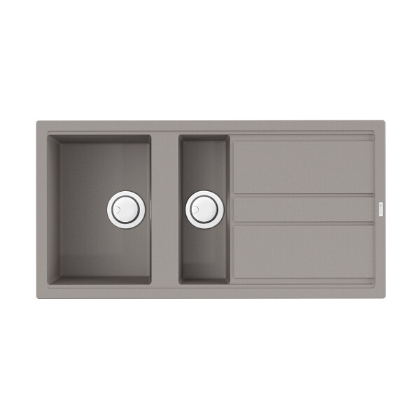Мойка Omoikiri KITAGAWA 100-2-GR Leningrad grey