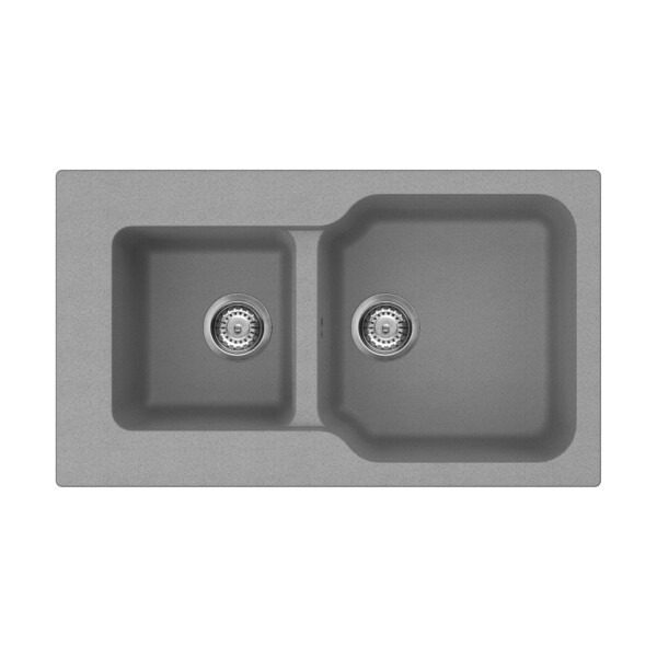 Мойка Omoikiri MARU 86-2-GR Leningrad grey
