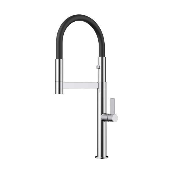 Смеситель Omoikiri OSAKA C-BL Chrome/Черный
