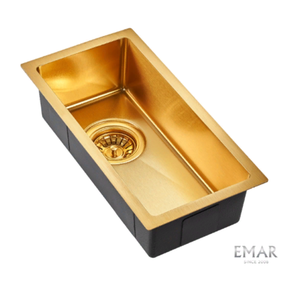 Мойка Emar EMB-126A PVD Nano Golden