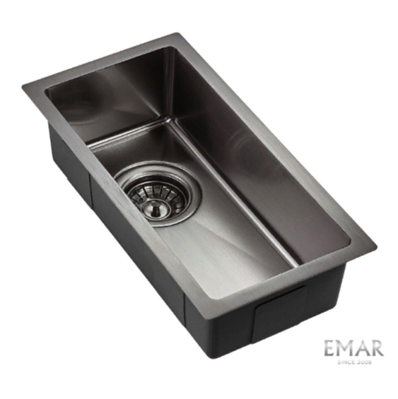 Мойка Emar EMB-126A PVD Nano Dark