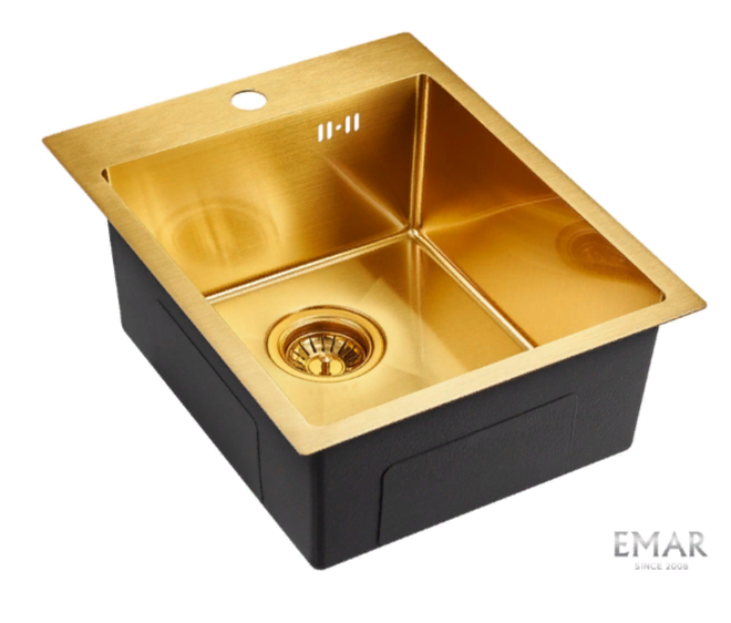 Мойка Emar EMB-128A PVD Nano Golden