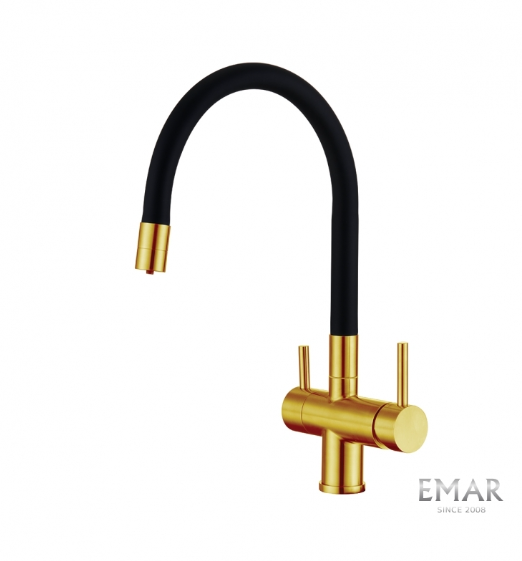 Смеситель Emar ЕС-3015 PVD Nano Golden