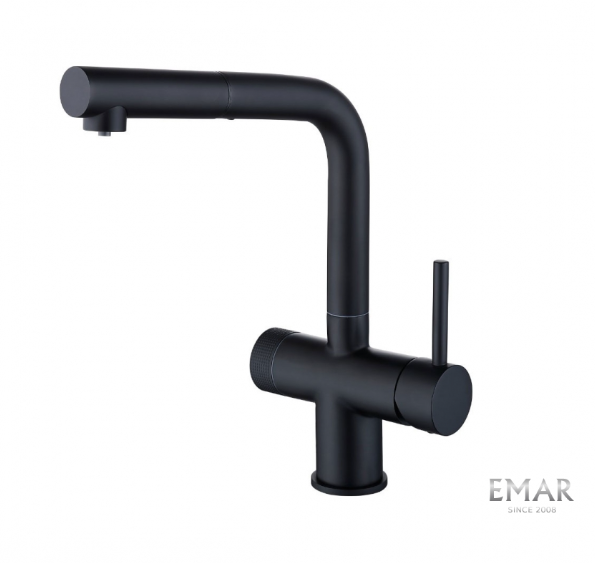 Смеситель Emar EC-7026 PVD Black