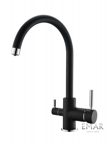 Смеситель Emar Quartz EC-3007.12 Оникс