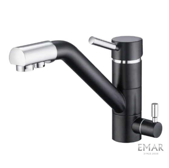 Смеситель Emar Quartz EC-3008.12 Оникс