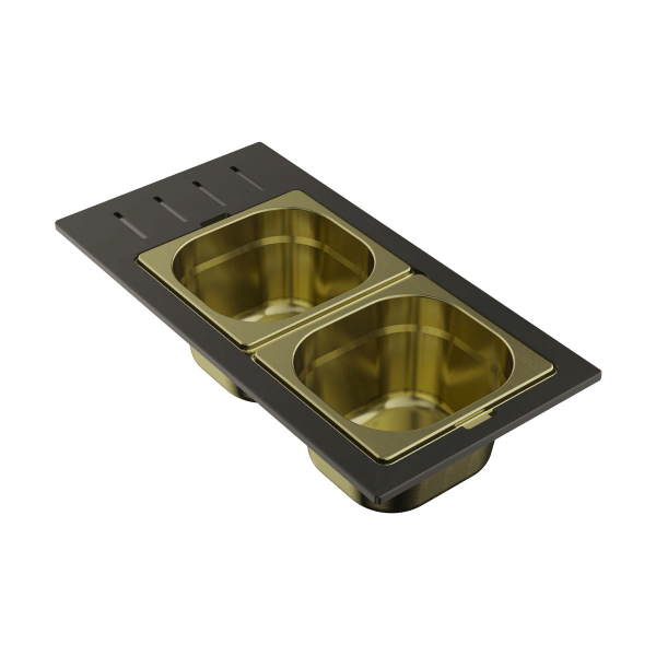 Контейнер Omoikiri DC-02-2 LG Светлое золото