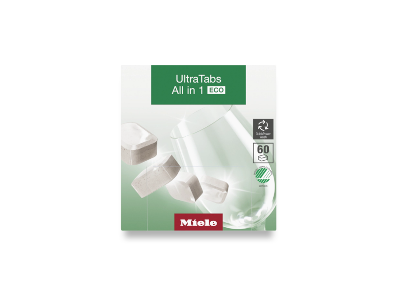 Таблетки для мытья посуды Miele UltraTabs All in 1 Eco 60 шт.