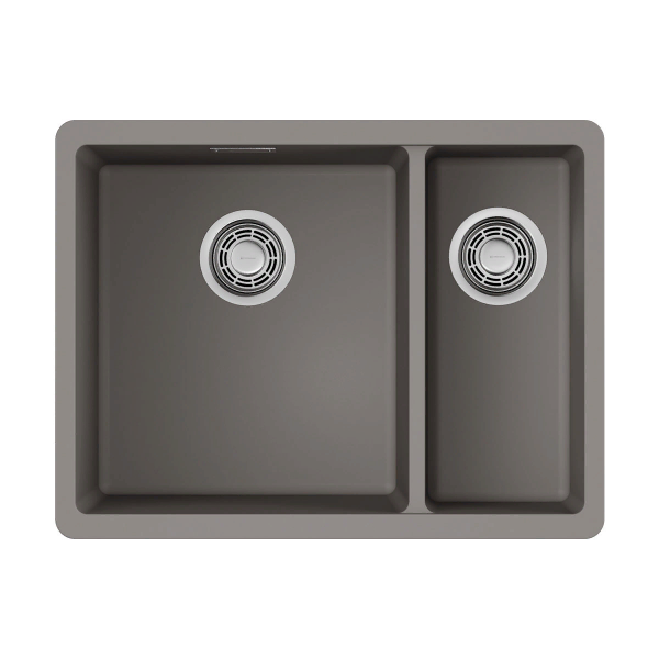 Мойка Omoikiri KATA 55-2-U-GR Leningrad Grey