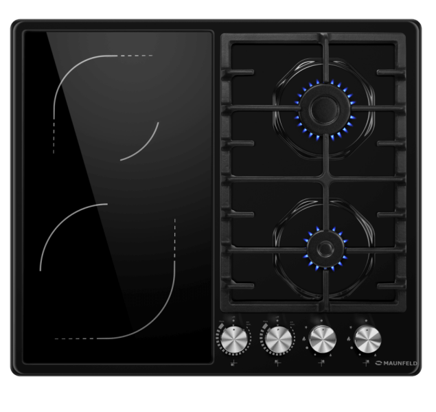 Комбинированная варочная панель MAUNFELD EEHE.642VC.3CB/KG 
