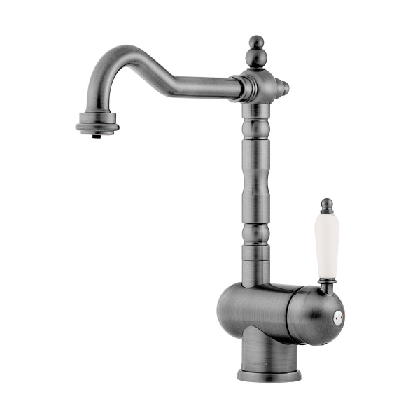 Смеситель Omoikiri KYOTO 2 Plus-SI Античное серебро