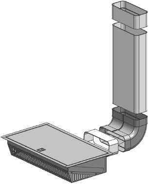 Asko комплект рециркуляции для вытяжек HR0016
